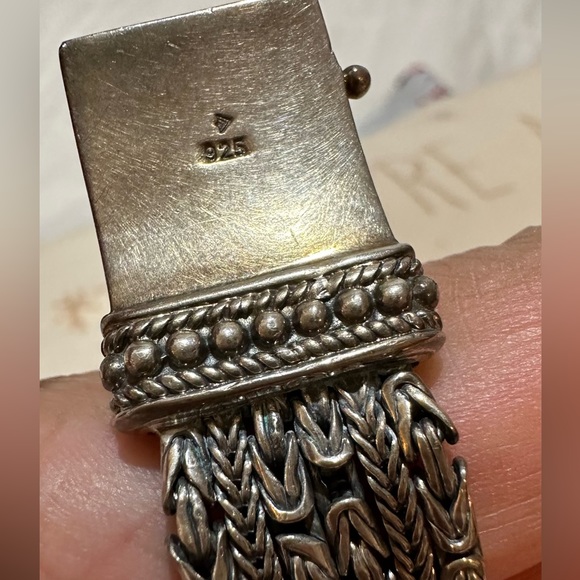 Beautiful Vintage 9.25 silver bracelet - Picture 3 of 4